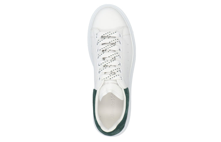 (WMNS) Alexander McQueen Oversized Low-Top Sneakers 'White Dark Green' 718139WIBN28936