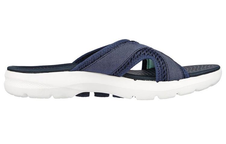(WMNS) Skechers Go Walk 6 'Navy' 140625-NVY