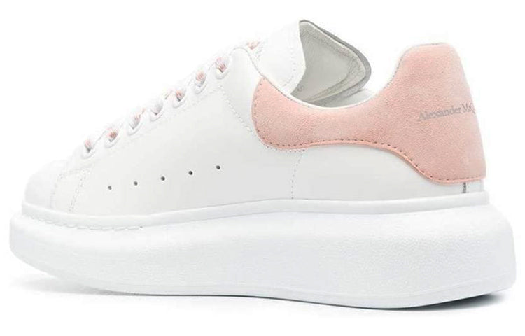 (WMNS) Alexander McQueen Oversized Low-Top Sneakers 'White Pink' 718139WHGP78965