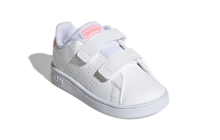 (TD) adidas Advantage Shoes 'White Pink' GW0454