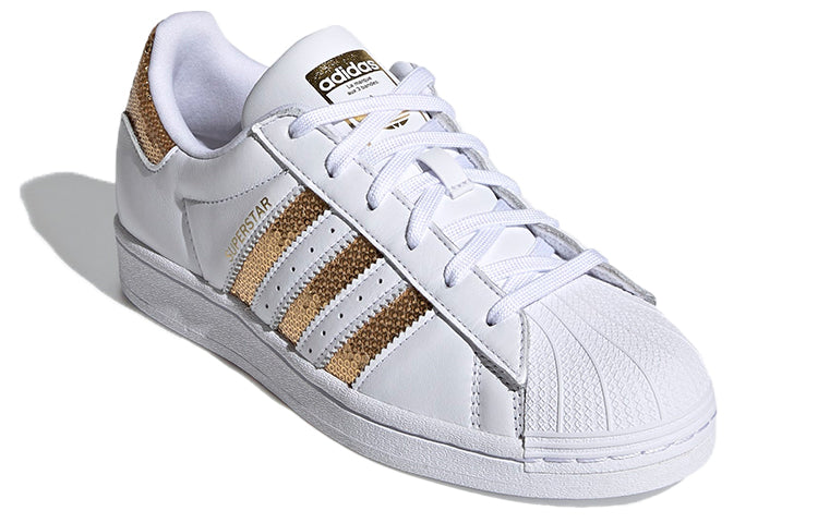 (WMNS) adidas Superstar 'White Gold Sequins' G55658