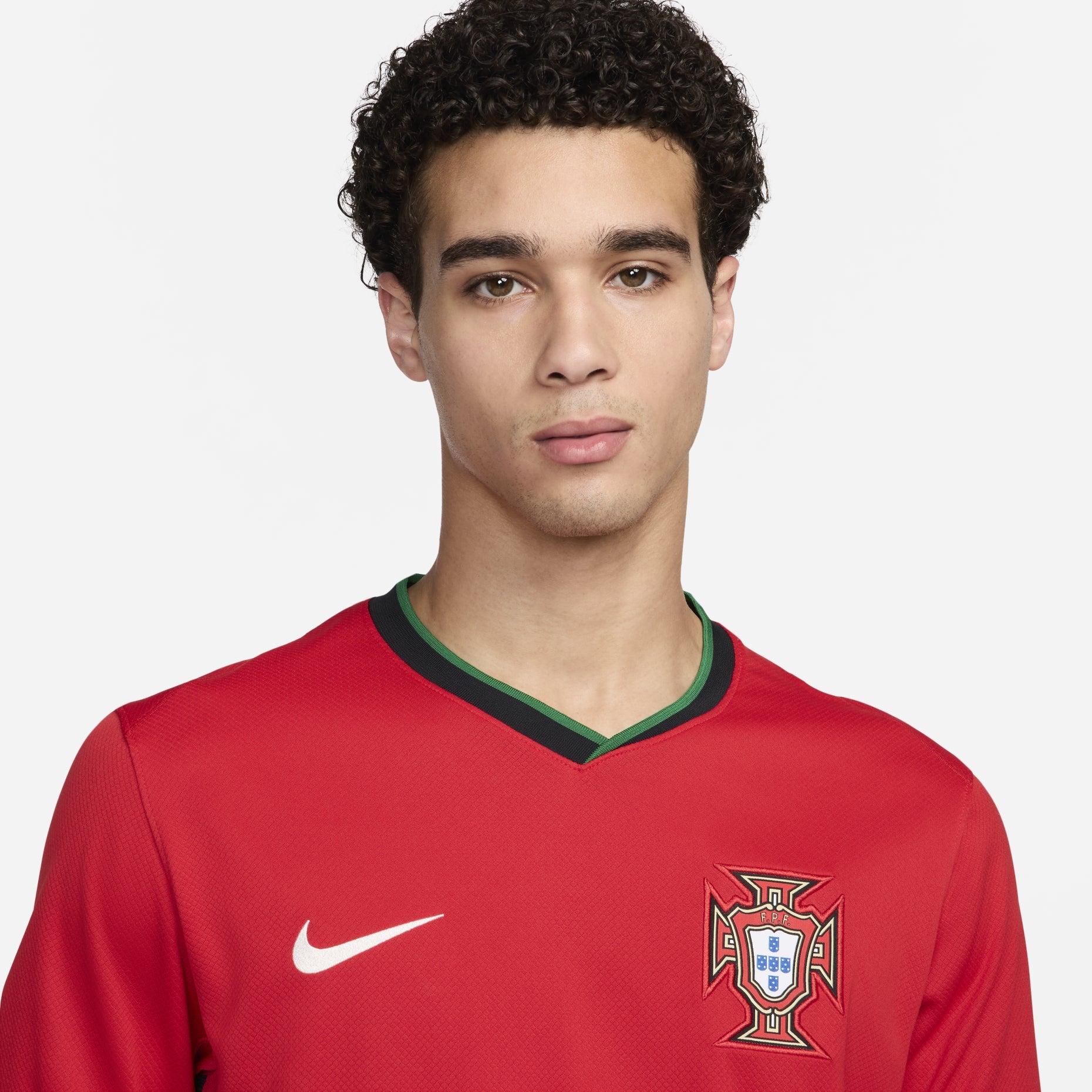 Nike Portugal 24/25 Stadium Home Replica Soccer Jersey 'Red' FJ4275-657