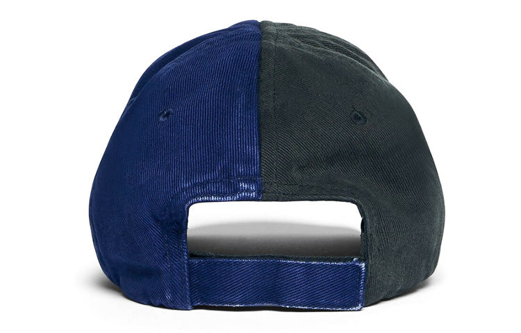Balenciaga 50/50 Baseball Cap 'Black Blue' 656455410B2-1068