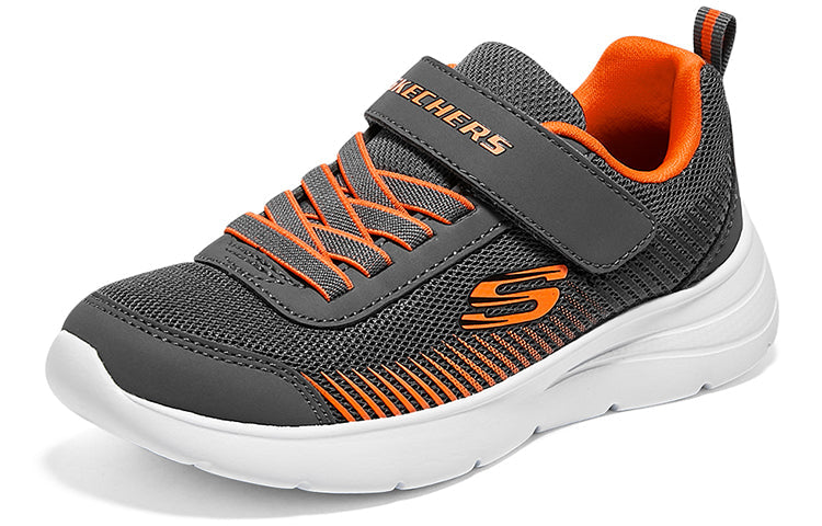 (GS) Skechers Microspec Gorza Shoes 'Grey Orange' 415016L-GYOR