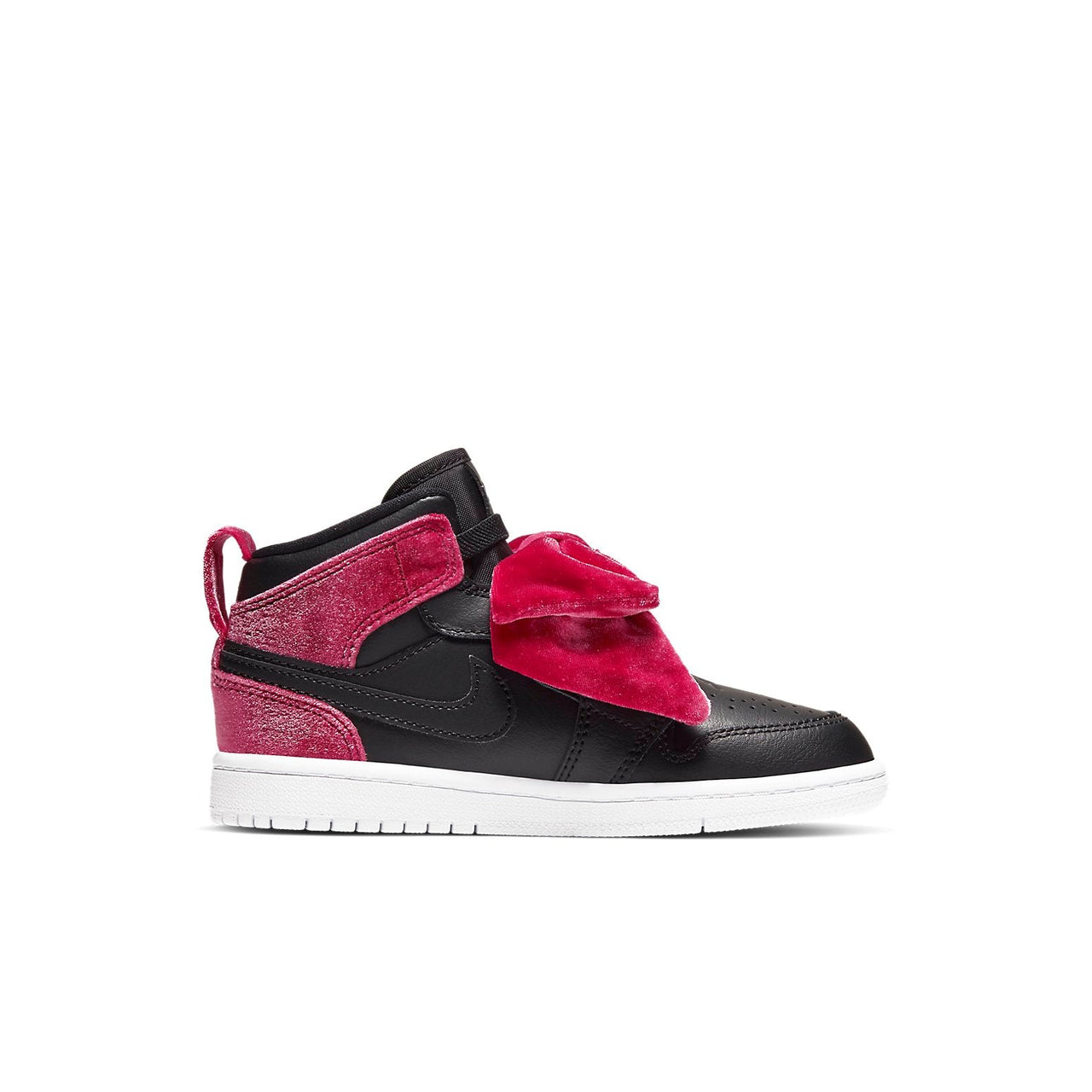 (PS) Air Jordan 1 Mid Bow 'Black Noble Red' CK5677-006