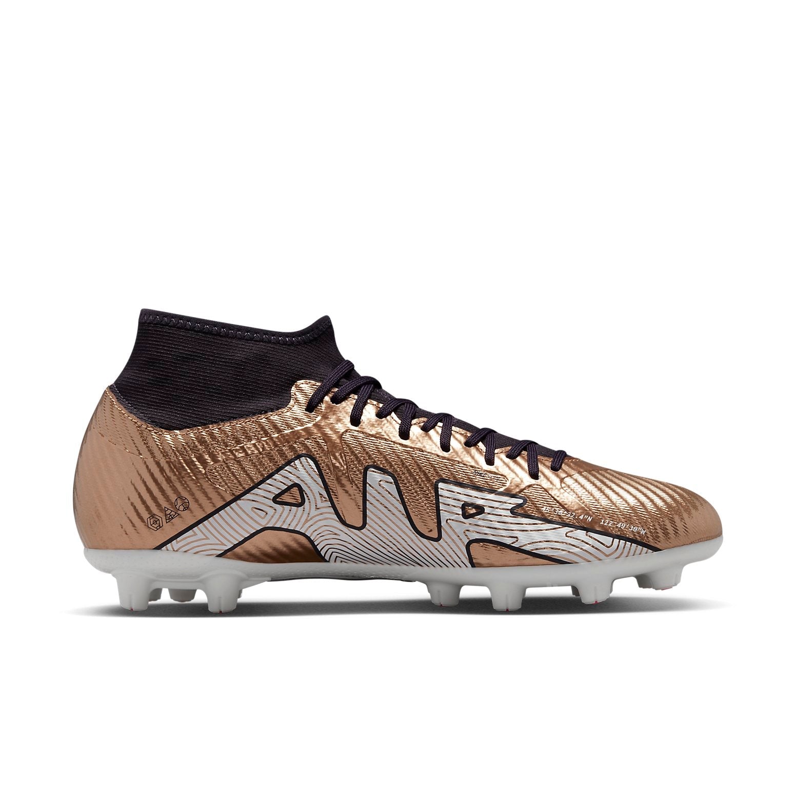 Nike Mercurial Superfly 9 Academy HG 'Gold Black White' DV8184-810
