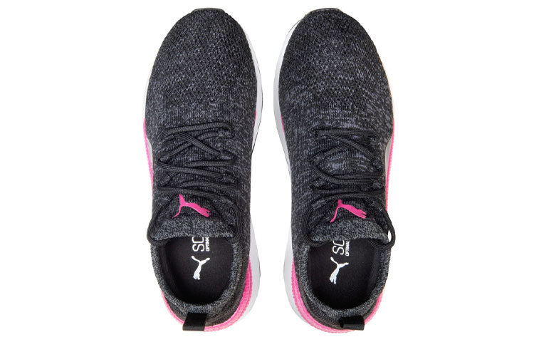 PUMA Unisex Pacer Next FS Running Shoes Black/Pink 374919-06