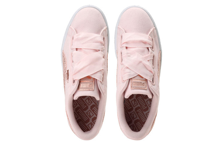(WMNS) PUMA Basket Heart Canvas 'Pink' 366495-02