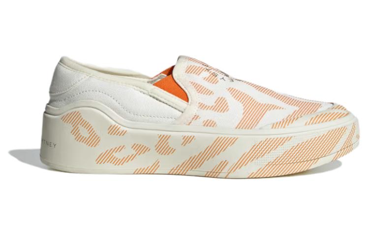 (WMNS) adidas by Stella McCartney Court Slip-On 'White Orange' IF2186