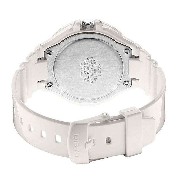 CASIO SATNDARD Series Waterproof Quartz White Sports White Dial White Analog LRW-250H-9A1