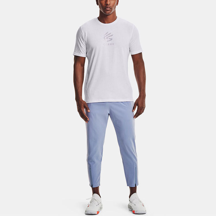 Under Armour Curry Undrtd Splash T-Shirt 'White' 1362819-100