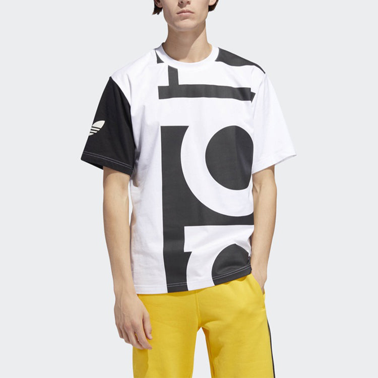 adidas originals BIG ADI TEE Printing Short Sleeve White DY6653