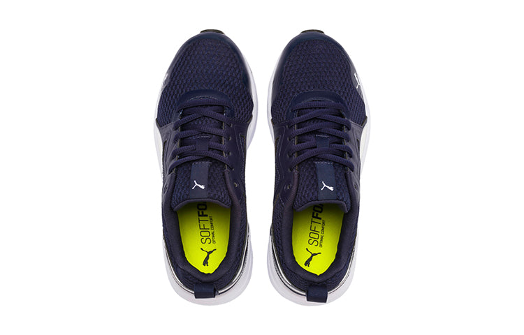 (GS) PUMA Pure Jogger Sports Running Shoes Blue/White 370575-03