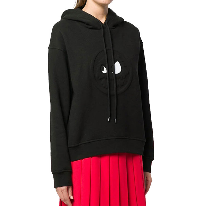 McQ Alexander McQueen Small Pattern hooded Long Sleeves Black 577663-RNH35-1011