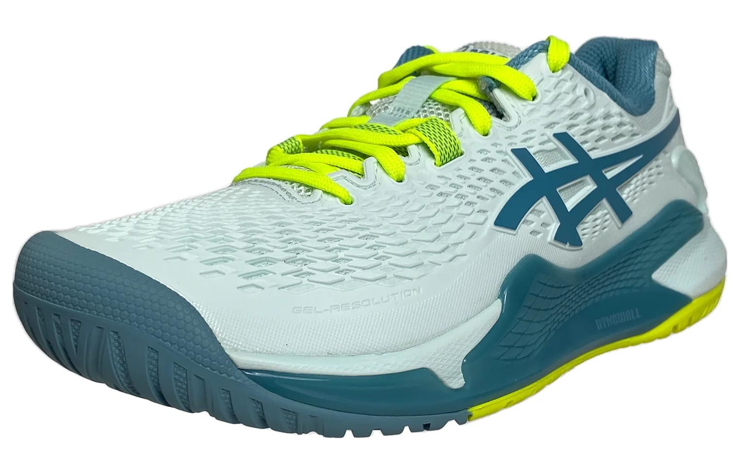 (WMNS) ASICS Gel Resolution 9 Wide 'Soothing Sea Gris Blue' 1042A226-400