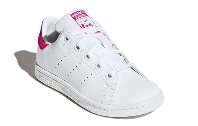 (GS) adidas Stan Smith J 'White Bold Pink' BA8377