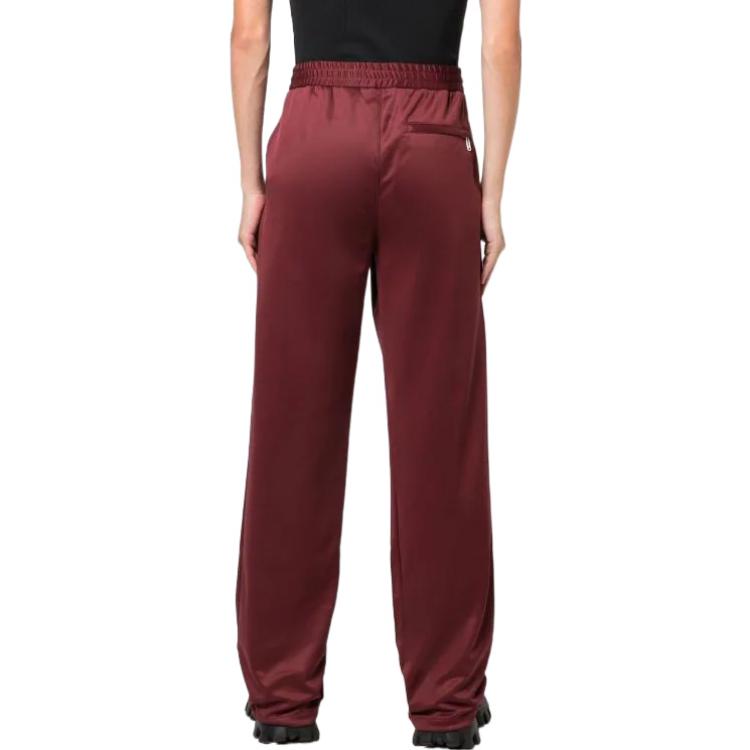 Men's Off-White FW22 Arrow Printing Straight Sports Pants/Trousers/Joggers Version Red OMCJ018F22FAB0022801