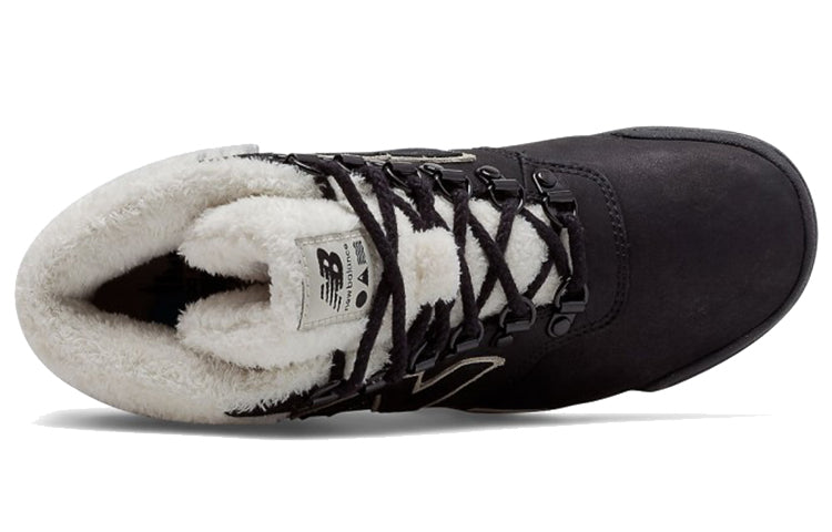 (WMNS) New Balance 701 Series Black Fleece Lined 'Black White' WL701PKQ