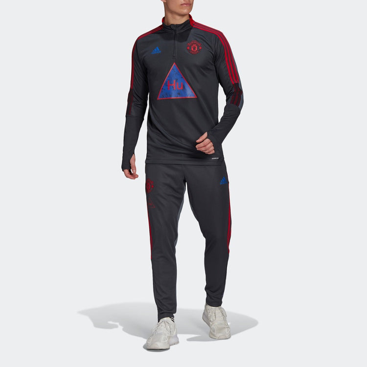 adidas x Crossover Mufc Hu Tr Top Manchester United Soccer/Football Sports Gray GK7722