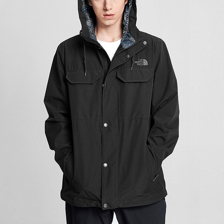 THE NORTH FACE Dryvent Down Puffer Hood Jacket 'Black' NF0A497F-JK3