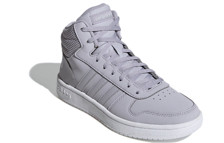 (WMNS) adidas Hoops 2.0 Mid 'Grey White' FW3504