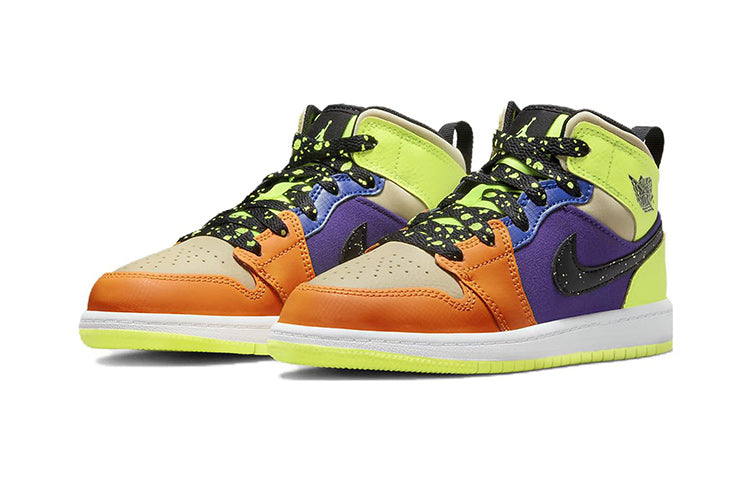 (PS) Air Jordan 1 Mid SE 'Volt Vivid Orange' FD8793-700