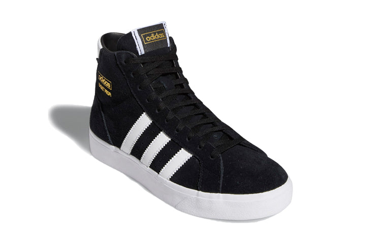 (GS) adidas originals Basket Profi J 'Black White' FY1058