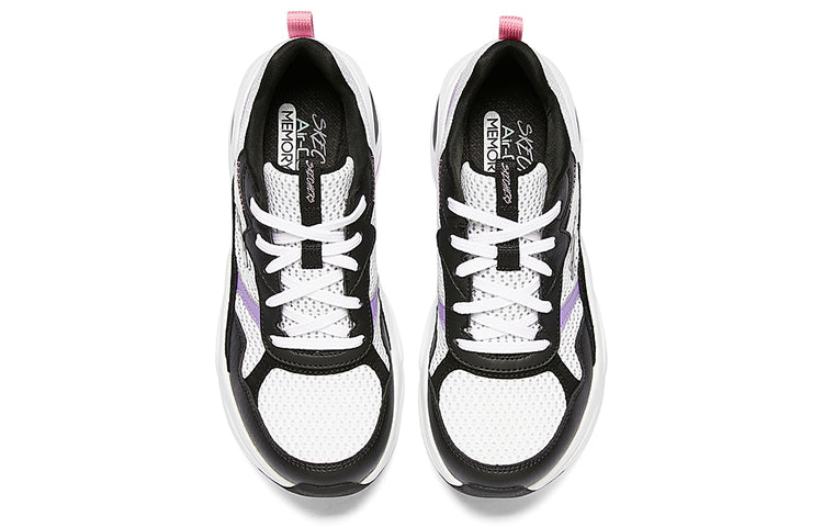 (WMNS) Skechers Stamina Airy 'White Purple' 149518-BWPR