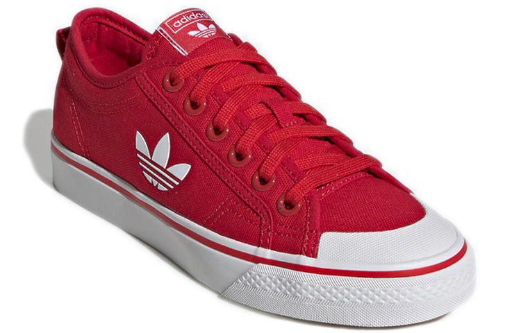 (WMNS) adidas Nizza Trefoil 'Red White' EF2037