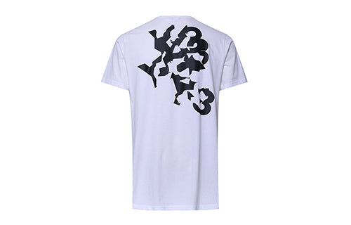 Men's Y-3 Yohji Yamamoto Round Neck Short Sleeve White Y31C3T001