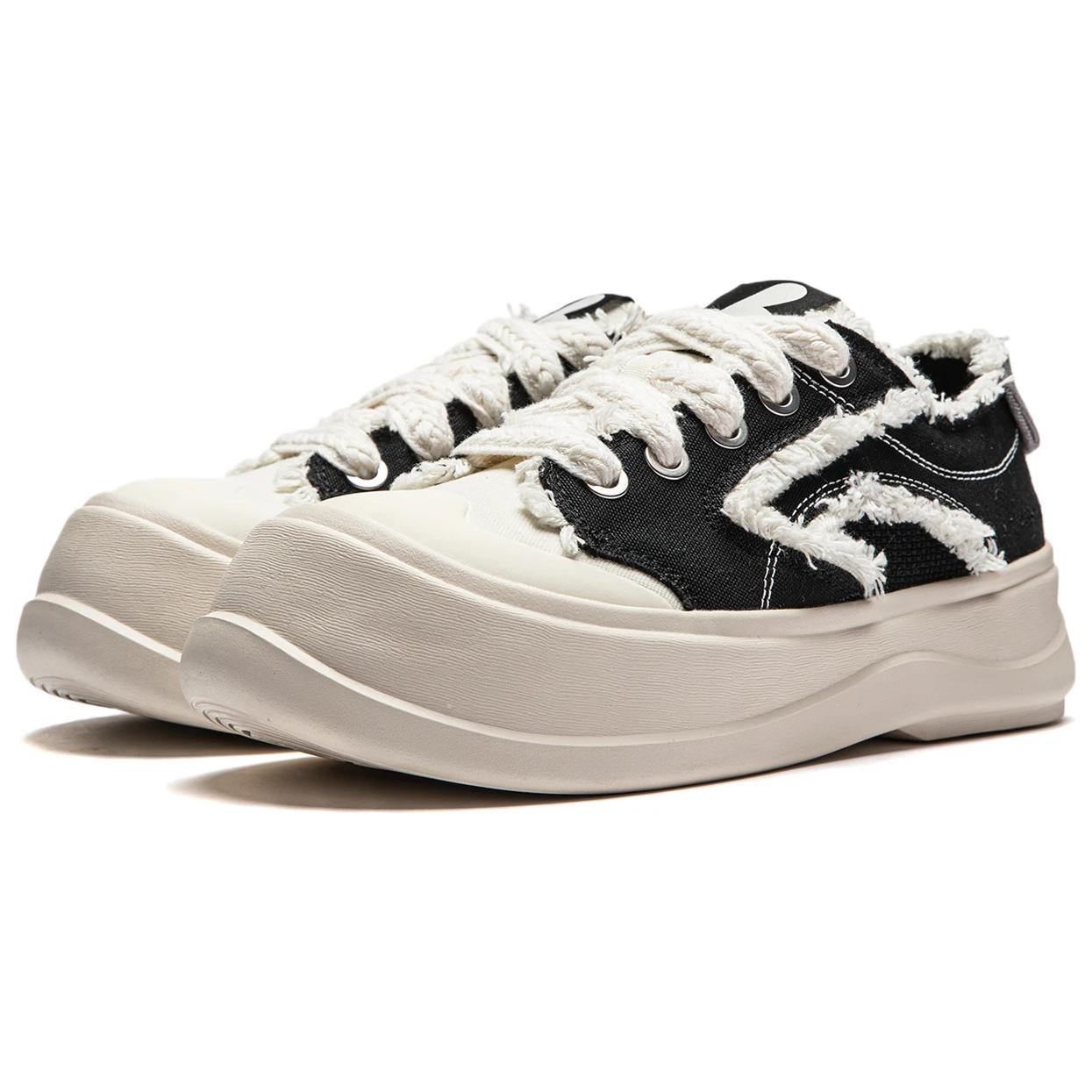 (WMNS) Li-Ning Sugar Platform 'Black Creamy White' AGCU046-1