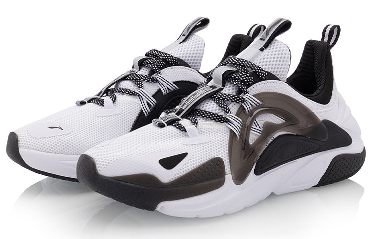 (WMNS) Li-Ning XingHuo Sport Leisure 'White Black' AGLQ066-1