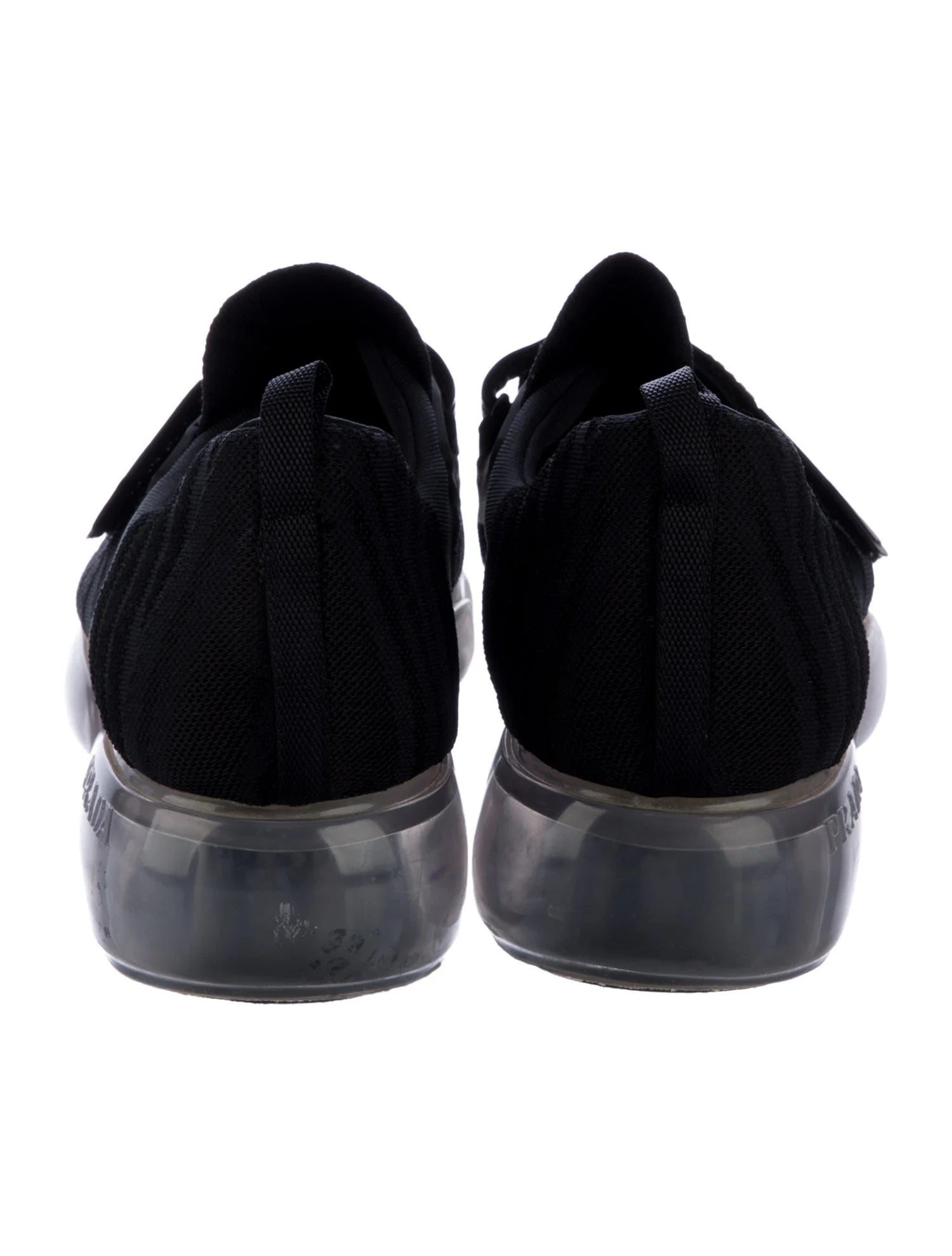 (WMNS) PRADA Cloudbust Rubber and Leather 'Black with Clear Sole' 1E651I_T2O_F0002_F_G040