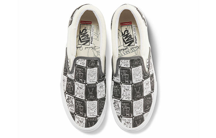 Vans Daniel Johnston x Skate Slip-On 'Cassette Tape' VN0A5FCAAO7