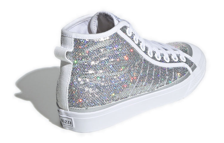 (WMNS) adidas Nizza Hi 'Silver White' FW9944