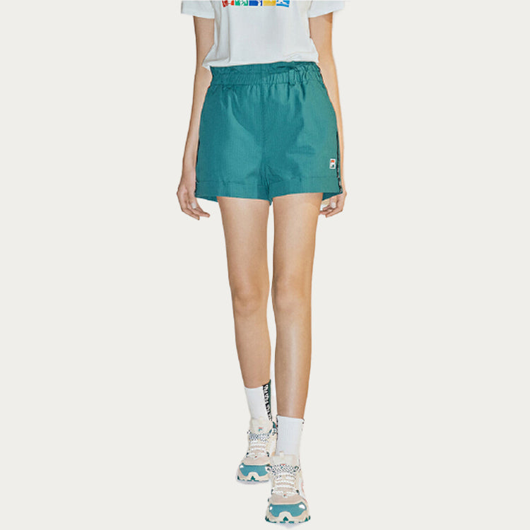 (WMNS) FILA Fusion Alphabet Belt Green Shorts T11W032801F-DG