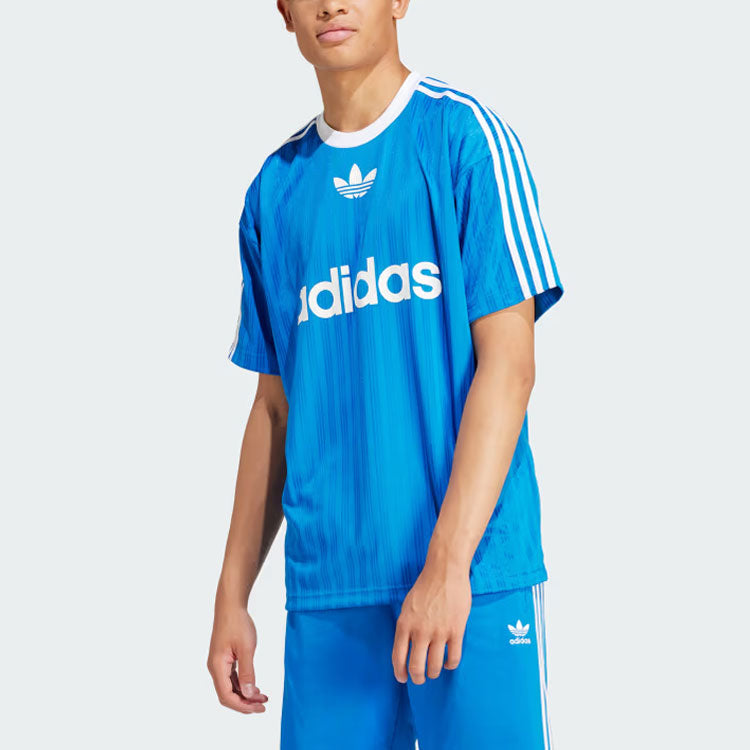 adidas Adicolor Tee Asia Sizing 'Blue White' IM9456
