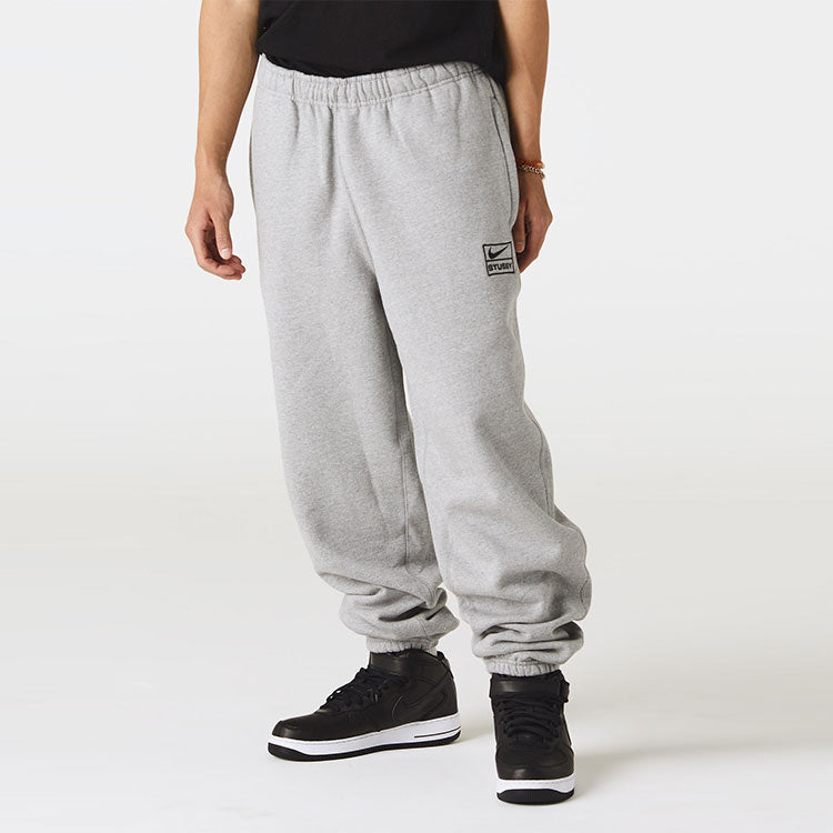 Nike x Stussy Sweatpants 'Dark Grey Heather' DJ9490-063