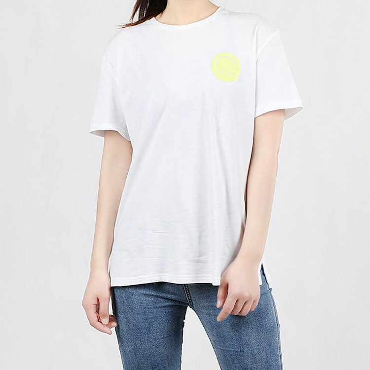 (WMNS) PUMA Breathable Cozy Round Neck Short Sleeve White 598628-02