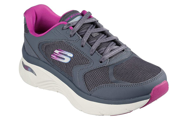 (WMNS) Skechers Arch Fit DLux 'Charcoal Purple' 149686-CCPR