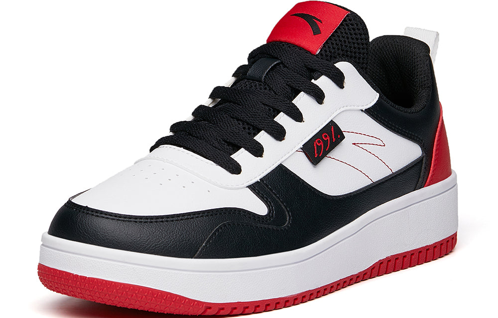 ANTA Skateboarding Series Sneakers 'White Black Red' 912138012-4