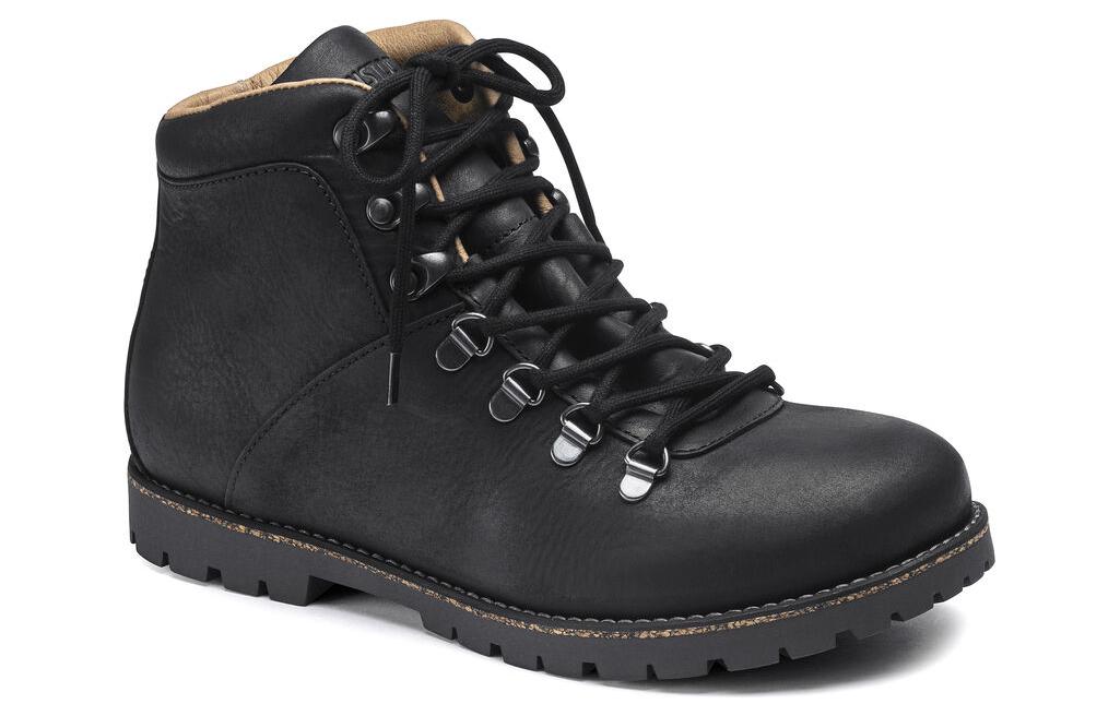 Birkenstock Jackson Nubuck Leather Shoes 'Black' 1017325