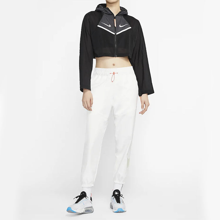(WMNS) Nike Sportswear Woven Jacket Black CT0765-010