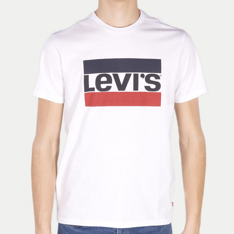 Men's Levis Retro Sports Short Sleeve White 39636-0000