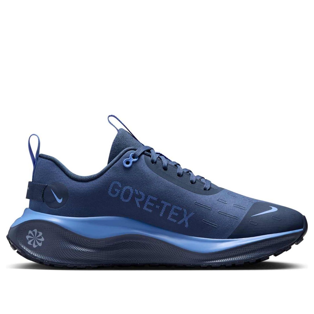 (WMNS) Nike React Infinity Run 4 Gore-Tex 'Thunder Blue Diffused Blue Royal Pulse Metallic Red Bronze' HQ0264-401