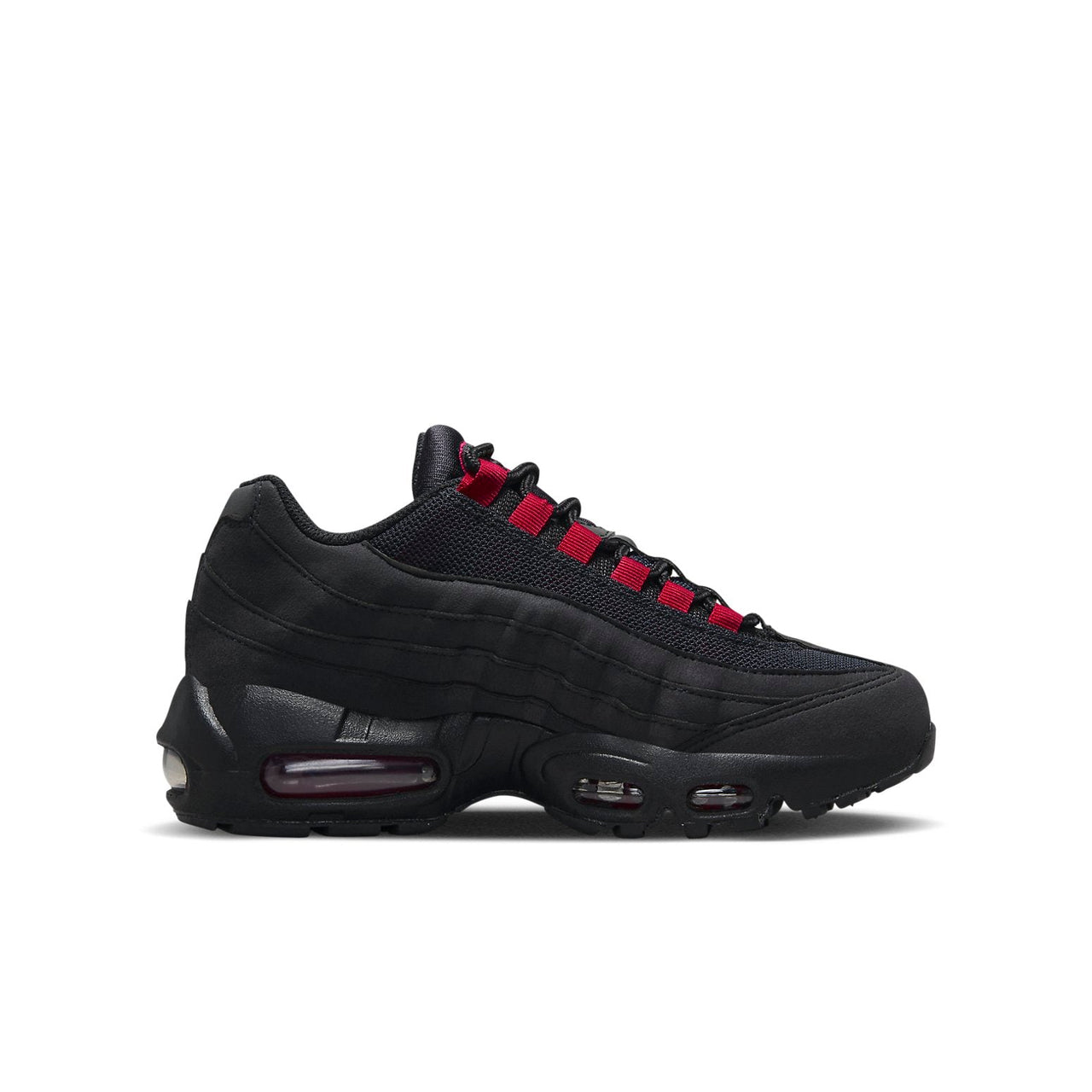 (GS) Nike Air Max 95 'Black Red' FQ2430-001