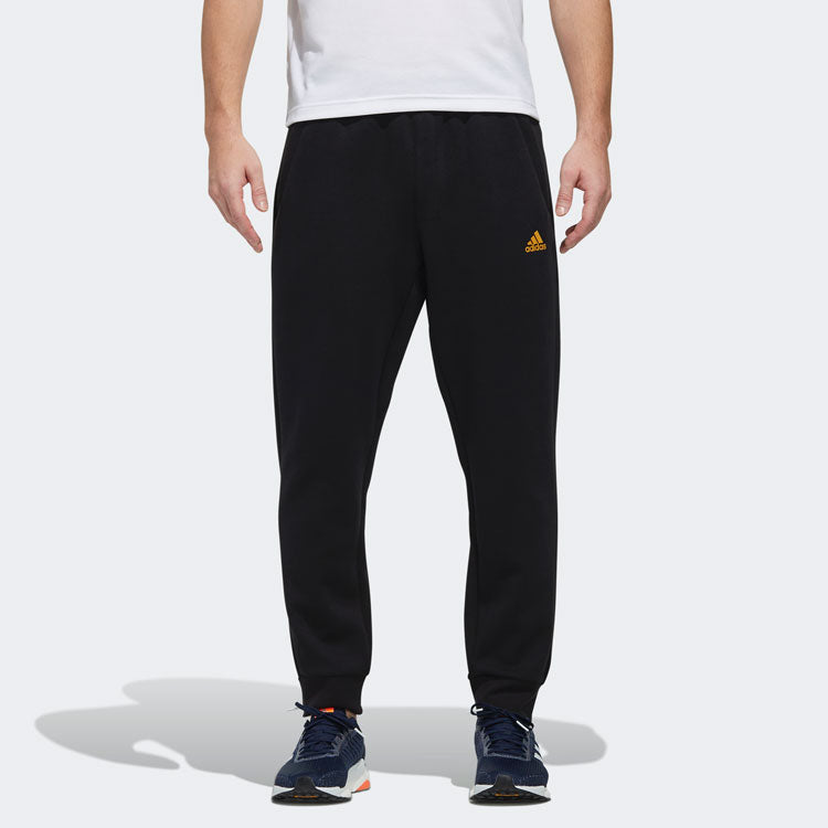 adidas CNY Pt limited Metallic Detail Elastic Waistband Sports Pants Black FM9274
