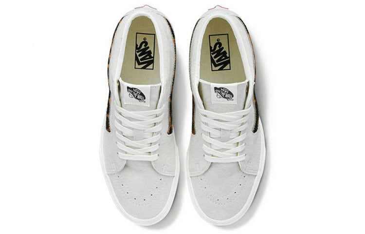 Vans Sk8-Mid Retro Mid-Top Casual Canvas Shoes Unisex White VN0A3WM3033