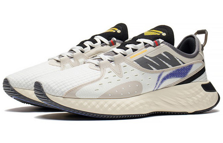 Li-Ning SHIELD Lifestyle Comfort Shoes 'White Blue Beige' AGLS067-2
