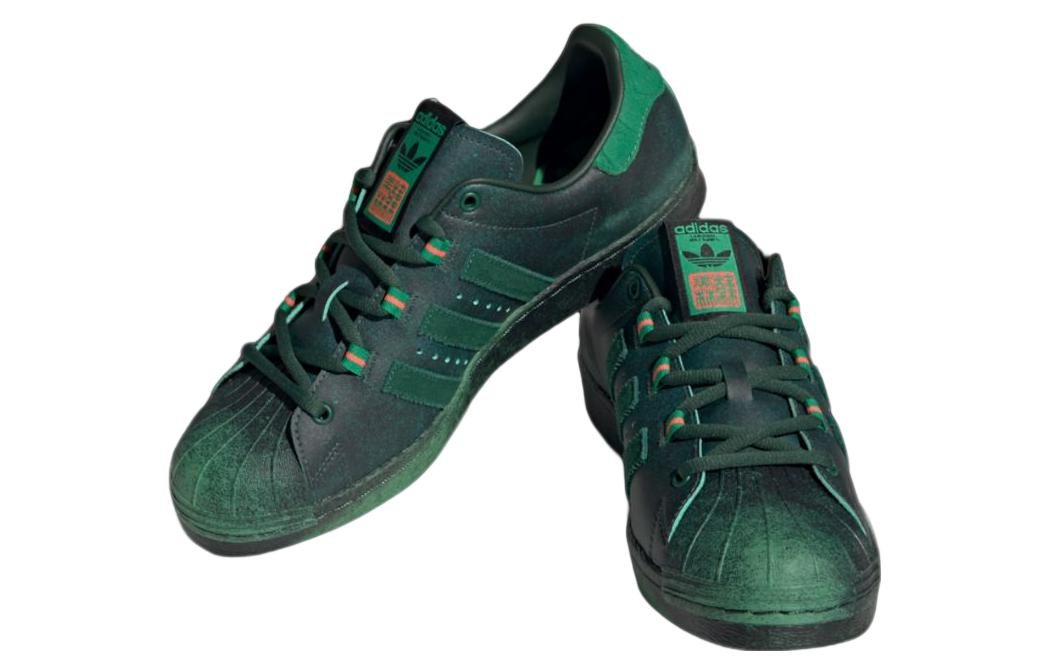 adidas originals Superstar 80s x Han Meilin 'Green' ID4382